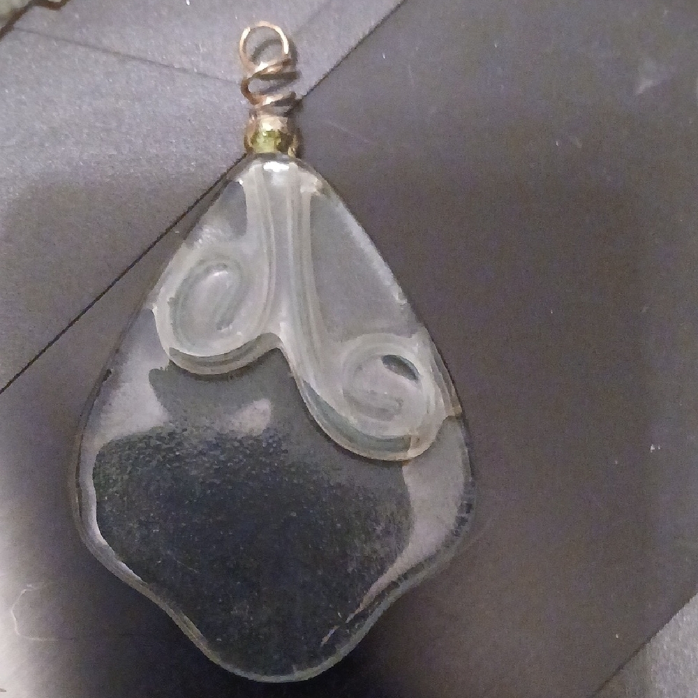 Elegant Sea Glass Pendant
